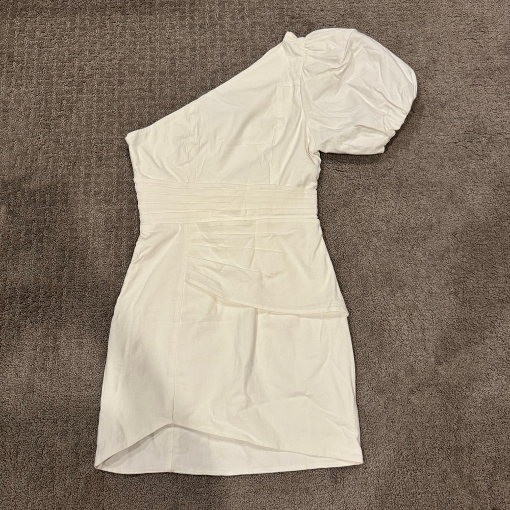 Revolve Runaway the Label Sabrina One-Shoulder Mini Dress